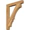 Ekena Millwork Balboa Block Rough Sawn Bracket, Western Red Cedar, 4"W x 32"D x 40"H BKT04X32X40BOA05RWR - alternate 1